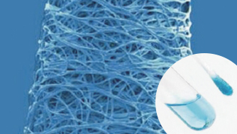 纖維拭子在顯微鏡下照片