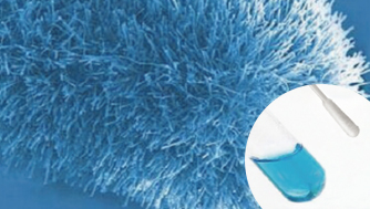 植絨拭子在顯微鏡下照片